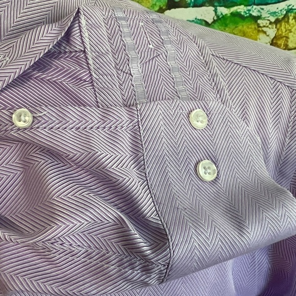 Robert Graham Classic Fit Shirt Size Size M MISSING A BUTTON - Picture 4 of 13